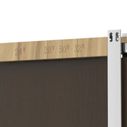 VEVOR SLIDING DOOR FRAME KIT 610-914MM SOFT CLOSE STEEL