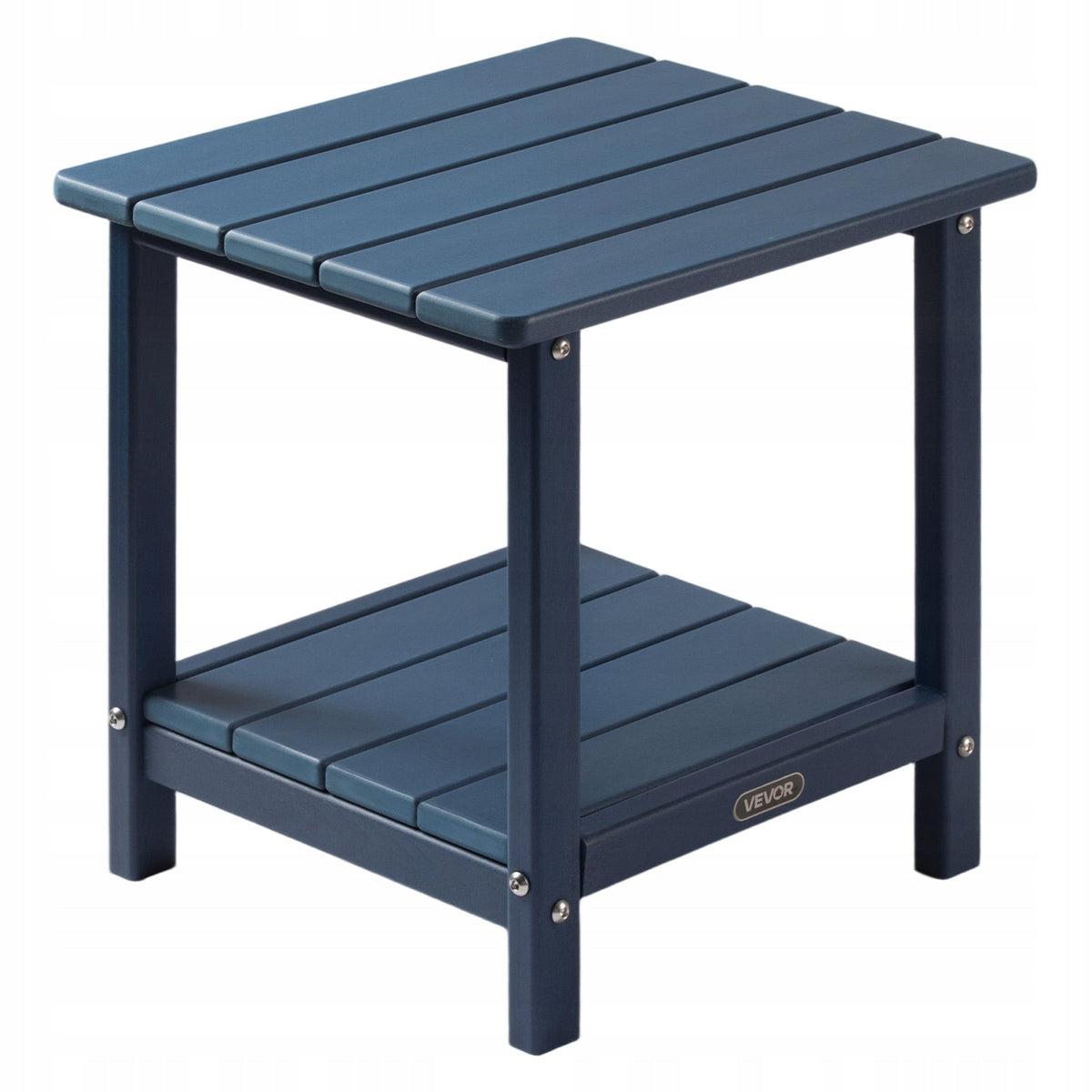 VEVOR HDPE GARDEN SIDE TABLE 45X38X44 CM STRONG BLUE