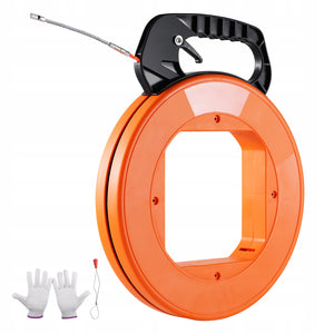VEVOR CABLE PULLER 6.35MM X 30.5M PREMIUM PET TAPE WITH GLOVES