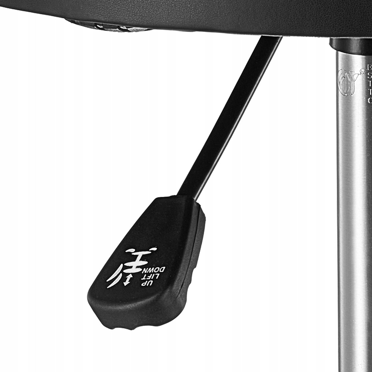 VEVOR SADDLE STOOL SWIVEL ADJUSTABLE 204 KG STRONG BLACK