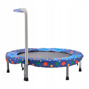 VEVOR 91 44 CM CHILDREN'S FOLDABLE TRAMPOLINE BLUE STRONG STEEL FRAME