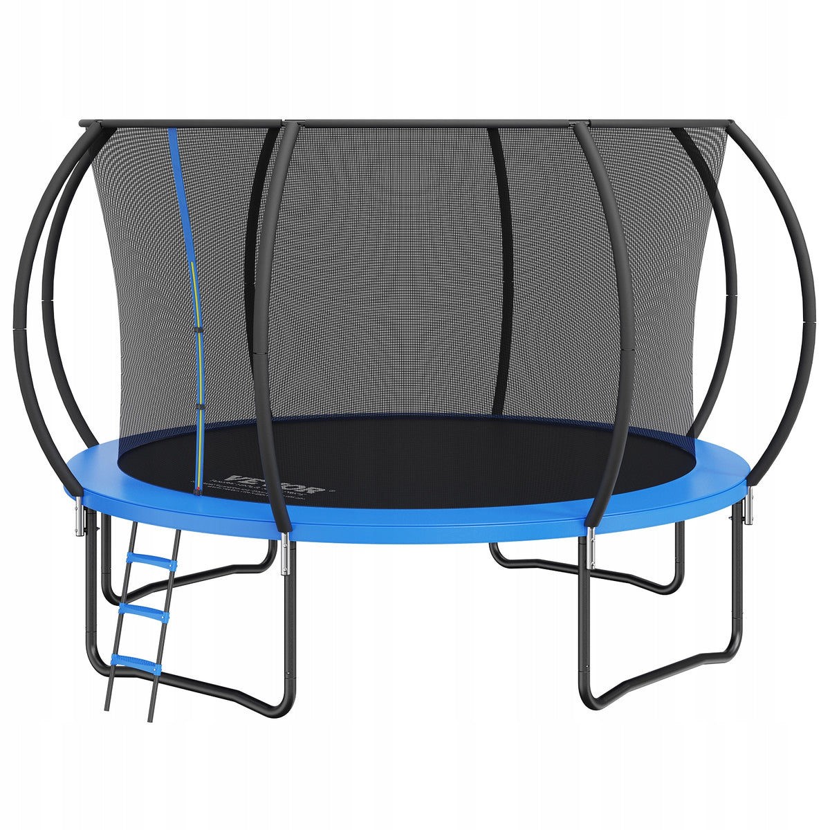 PROFESSIONAL VEVOR 12FT GARDEN TRAMPOLINE WITH NET AND LADDER 86 CM FOR
