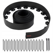 VEVOR LAWN EDGING PLASTIC GARDEN BORDER 10M X 10CM WITH 30