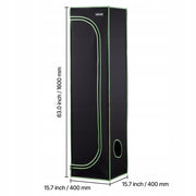 VEVOR Professional 40X40X160CM Grow Tent 600D Mylar with Tray