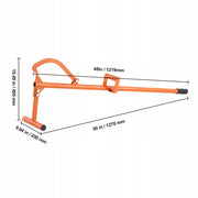 VEVOR 1219 MM 4-IN-1 LOG HAULER LIFT STRONG STEEL LOG JACK