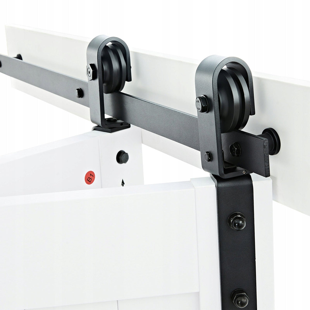 VEVOR PROFESSIONAL BARN STYLE SLIDING DOOR 609X2134 MM MDF WHITE