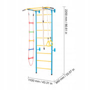 VEVOR CLIMBING BARS 5-IN-1 SET SWEDISH LADDER STEEL STRONG