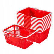VEVOR PROFESSIONAL SET OF 12 SHOPPING BASKETS 21L PLASTIC PE