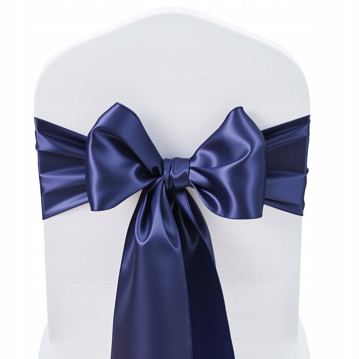 VEVOR NAVY SATIN CHAIR SASHES 50 PCS 275X17 CM PREMIUM