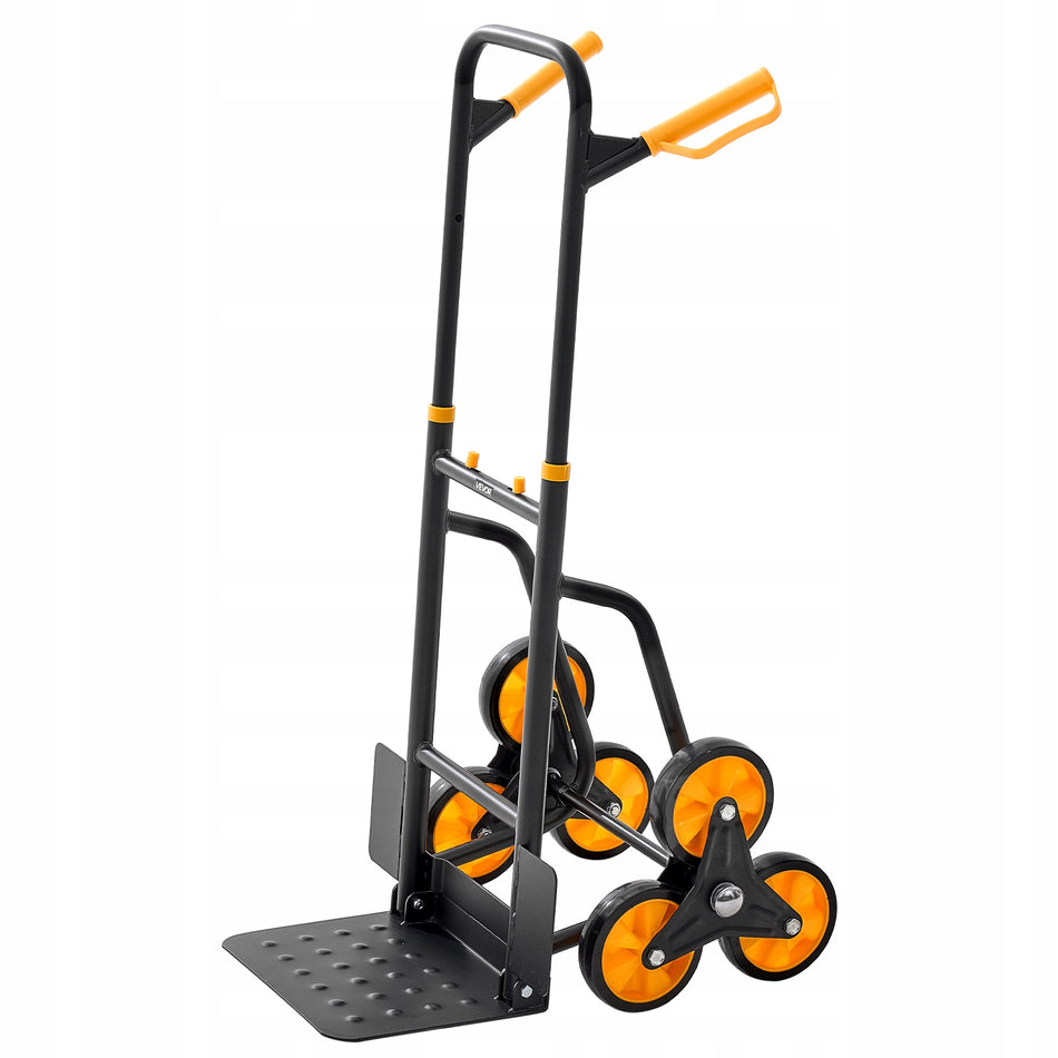 VEVOR FOLDING STAIR CLIMBER TROLLEY 200 KG HEAVY DUTY THREE-WHEEL SYSTEM