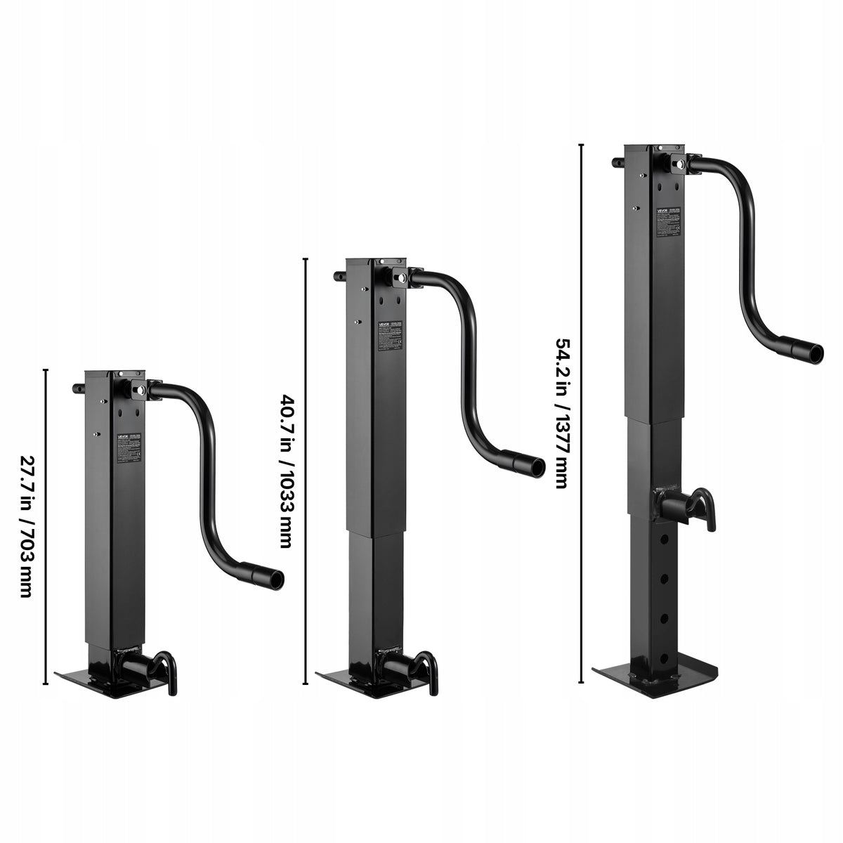 VEVOR TRAILER JACK 5443 KG CAPACITY CRANK SUPPORT SOLID AND DURABLE