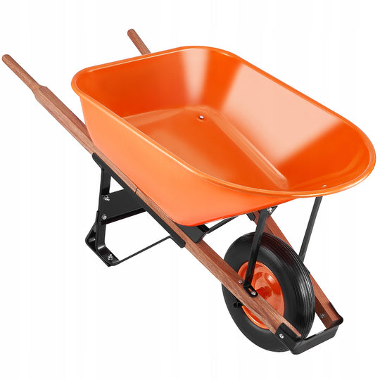 VEVOR WHEELBARROW 6 CUBIC FEET 150 KG CAPACITY HEAVY-DUTY GARDEN