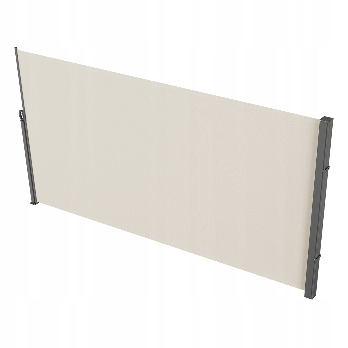 VEVOR SIDE AWNING 160X300 CM BEIGE POLYESTER 180G STRONG IRON FRAME
