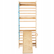 VEVOR WOODEN ROPE LADDER 15 STEPS FOR PLAYGROUND CLIMBING STURDY
