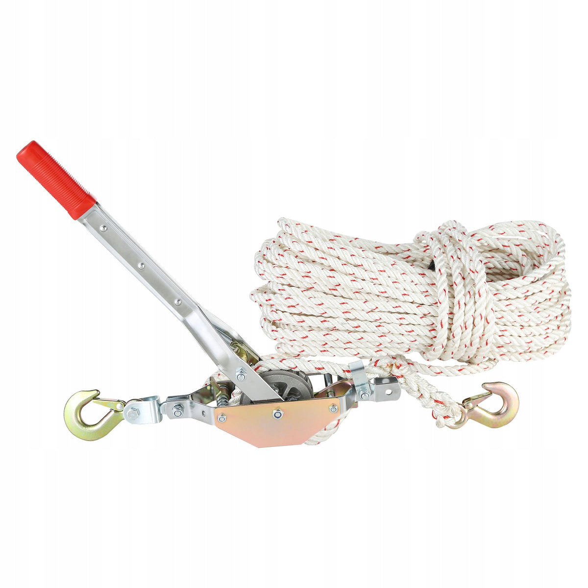 VEVOR MANUAL WINCH 0.75T 30.48M POLYESTER ROPE STRONG AND SOLID