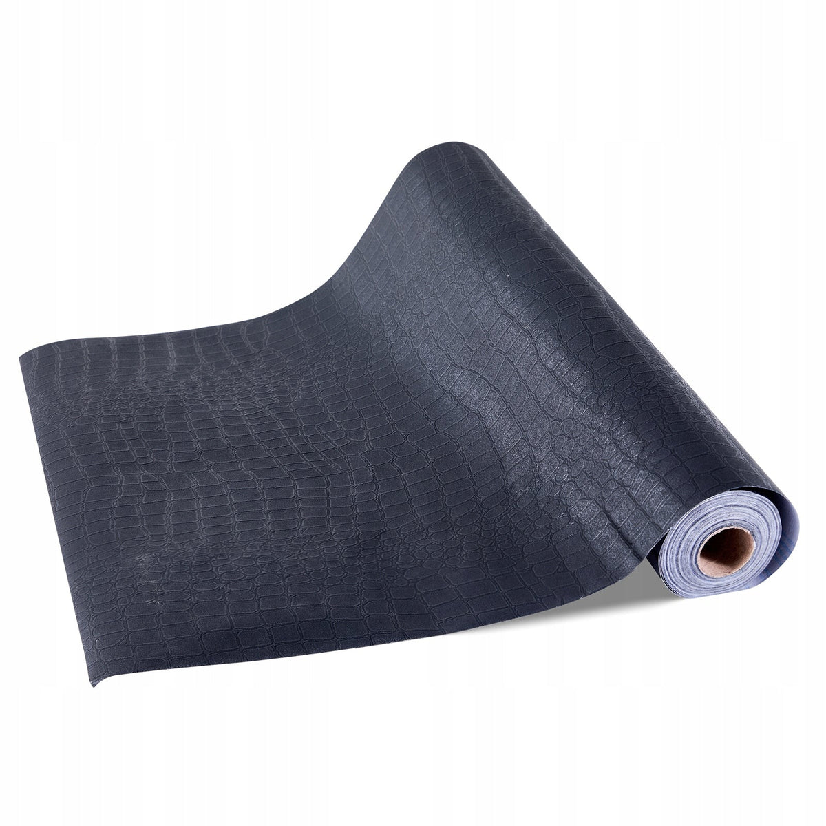VEVOR SELF-ADHESIVE WALLPAPER 40CM X 10M BLACK STRONG EASY-TO-USE VINYL FILM
