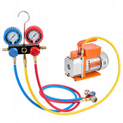 VEVOR VACUUM PUMP WITH GAUGE 3.5 CFM 99 L/MIN 180W SINGLE STAGE