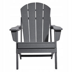 VEVOR FOLDABLE PLASTIC ADIRONDACK CHAIR SET OF 2 WEATHER-RESISTANT