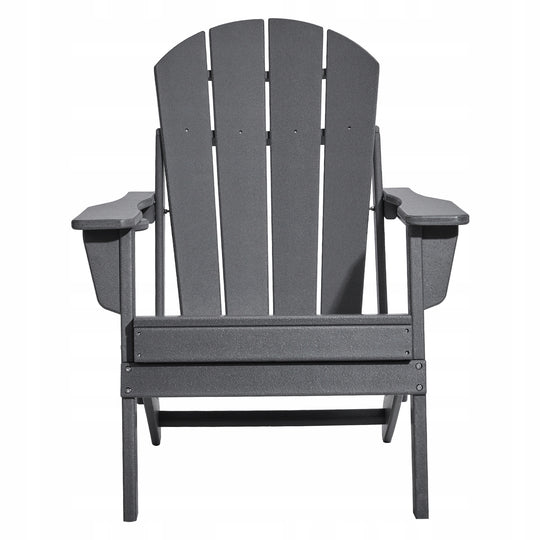 VEVOR FOLDABLE PLASTIC ADIRONDACK CHAIR SET OF 2 WEATHER-RESISTANT