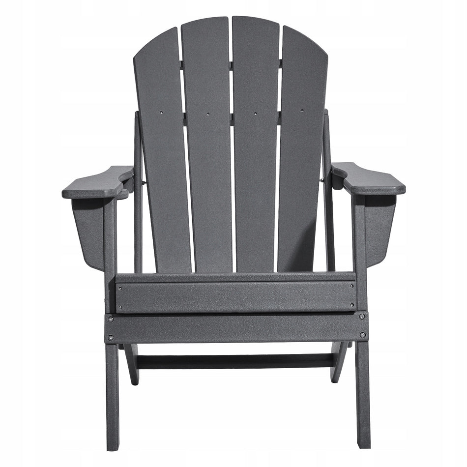 VEVOR FOLDABLE PLASTIC ADIRONDACK CHAIR SET OF 2 WEATHER-RESISTANT