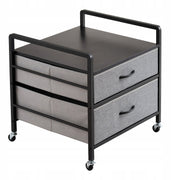 VEVOR MINI REFRIGERATOR ROLLING STAND 80 KG CAPACITY WITH DRAWERS STRONG