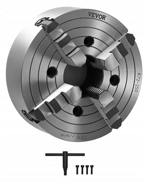 VEVOR LATHE CHUCK 250MM 4-JAW SELF-CENTERING HEAVY-DUTY HT300