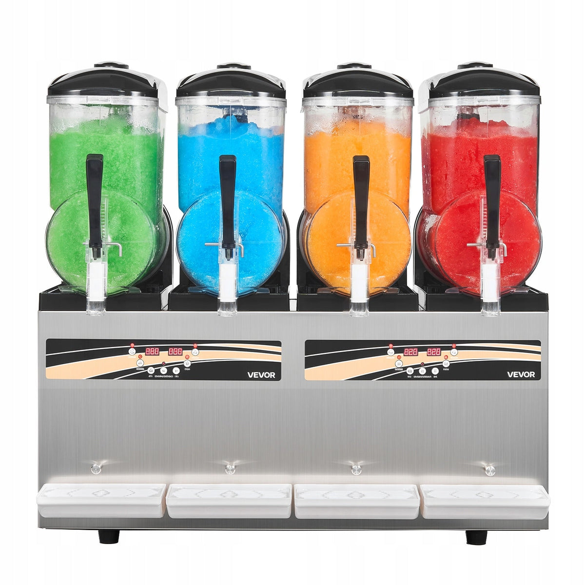 PROFESSIONAL VEVOR 4 X 12L 1650W CRUSHED ICE MACHINE WITH REGULATION