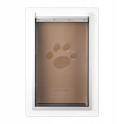 VEVOR DOG DOOR PET FLAP METAL FRAME WITH 3-FLAP LOCK 236MM