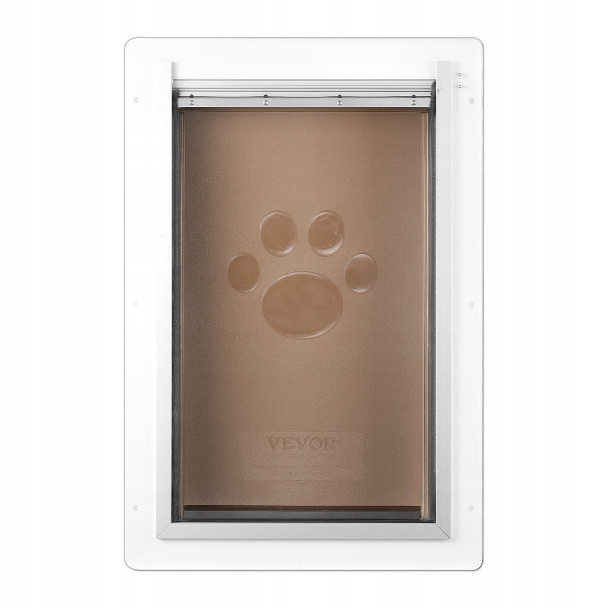 VEVOR DOG DOOR PET FLAP METAL FRAME WITH 3-FLAP LOCK 236MM