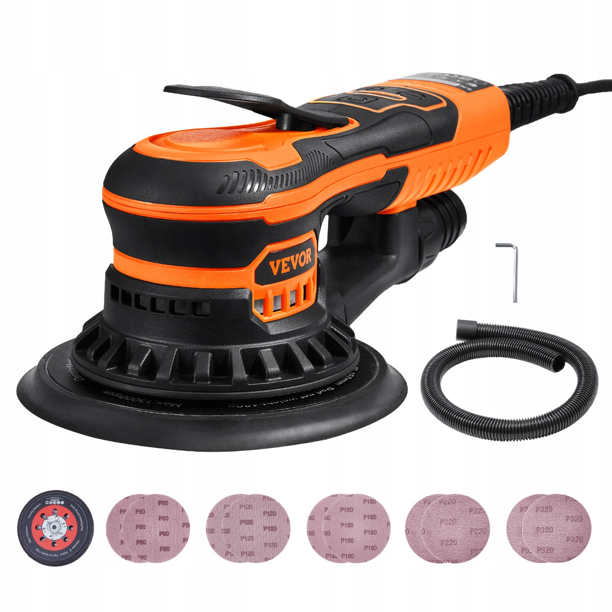 VEVOR PROFESSIONAL 152MM 350W BRUSHLESS RANDOM ORBITAL SANDER