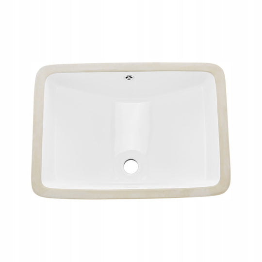 VEVOR Professional Undermount Sink Ceramic 530x375 MM Rectangular