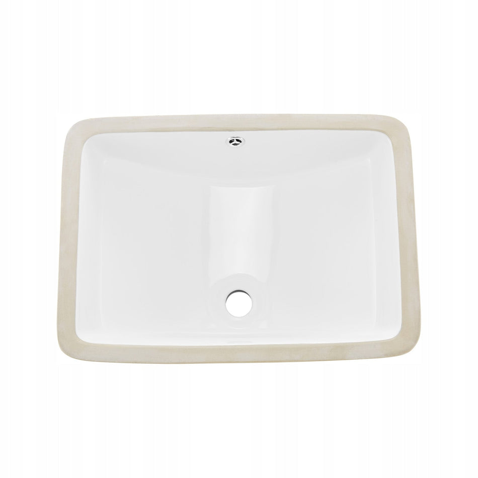 VEVOR Professional Undermount Sink Ceramic 530x375 MM Rectangular