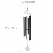 VEVOR WIND CHIME 1677 MM 6 TUBES ALUMINUM DEEP TONE PREMIUM