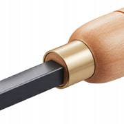 VEVOR 4-PIECE WOOD LATHE CHISEL SET IN PREMIUM WOODEN CASE