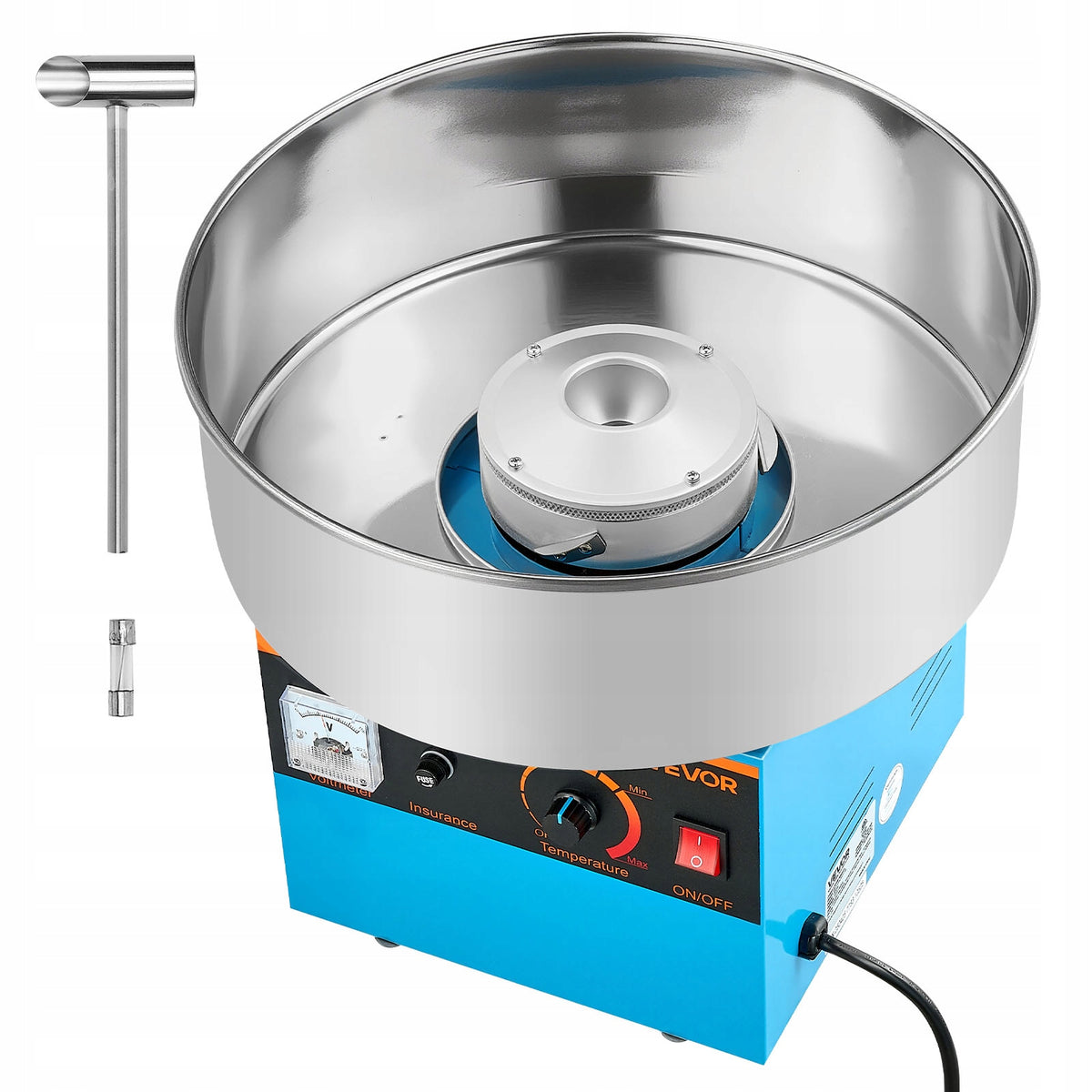VEVOR COTTON CANDY MACHINE 1000W ELECTRIC WITH STAINLESS STEEL BOWL BEST