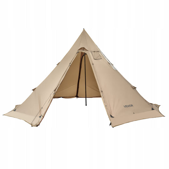 VEVOR TIPI TENT FOR 4-6 PEOPLE PORTABLE WATERPROOF WITH CONNECTION TO