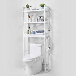 VEVOR BAMBOO 3-TIER OVER-TOILET SHELF ADJUSTABLE