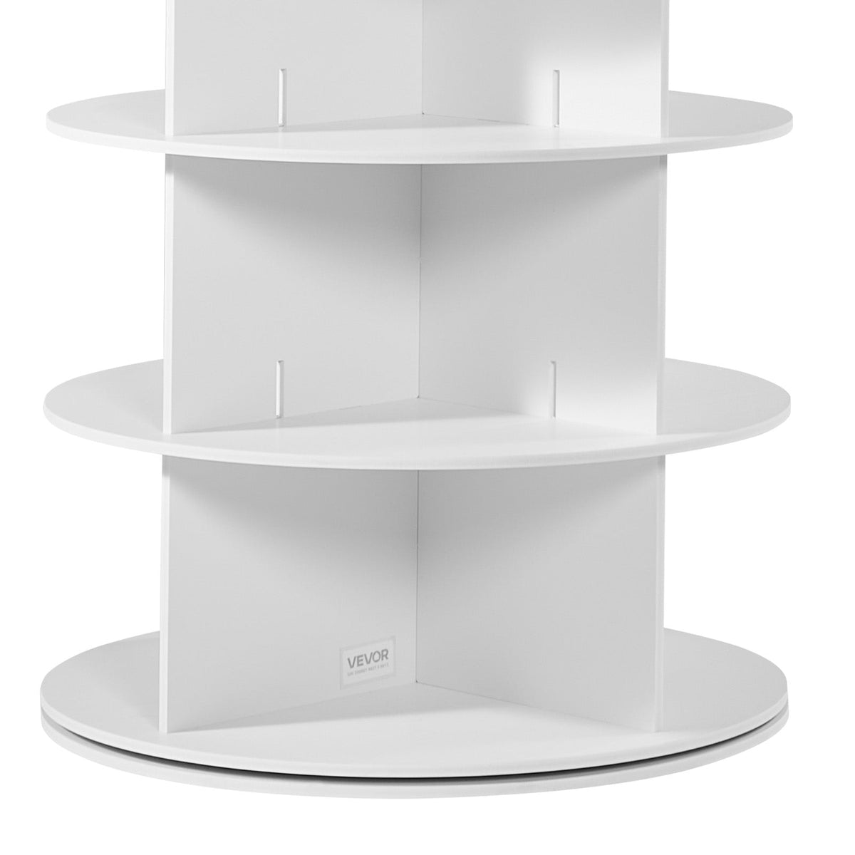 VEVOR 360 ROTATING SHOE RACK 7 TIERS FOR 28 PAIRS STRONG WHITE