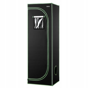 VEVOR 60X60X180 CM 600D MYLAR GROWBOX PROFESSIONAL GROW TENT