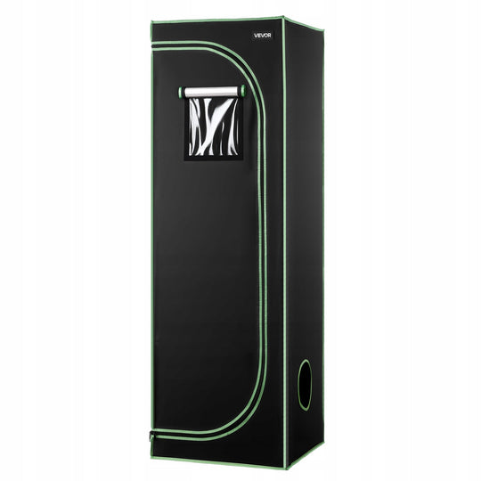 VEVOR 60X60X180 CM 600D MYLAR GROWBOX PROFESSIONAL GROW TENT