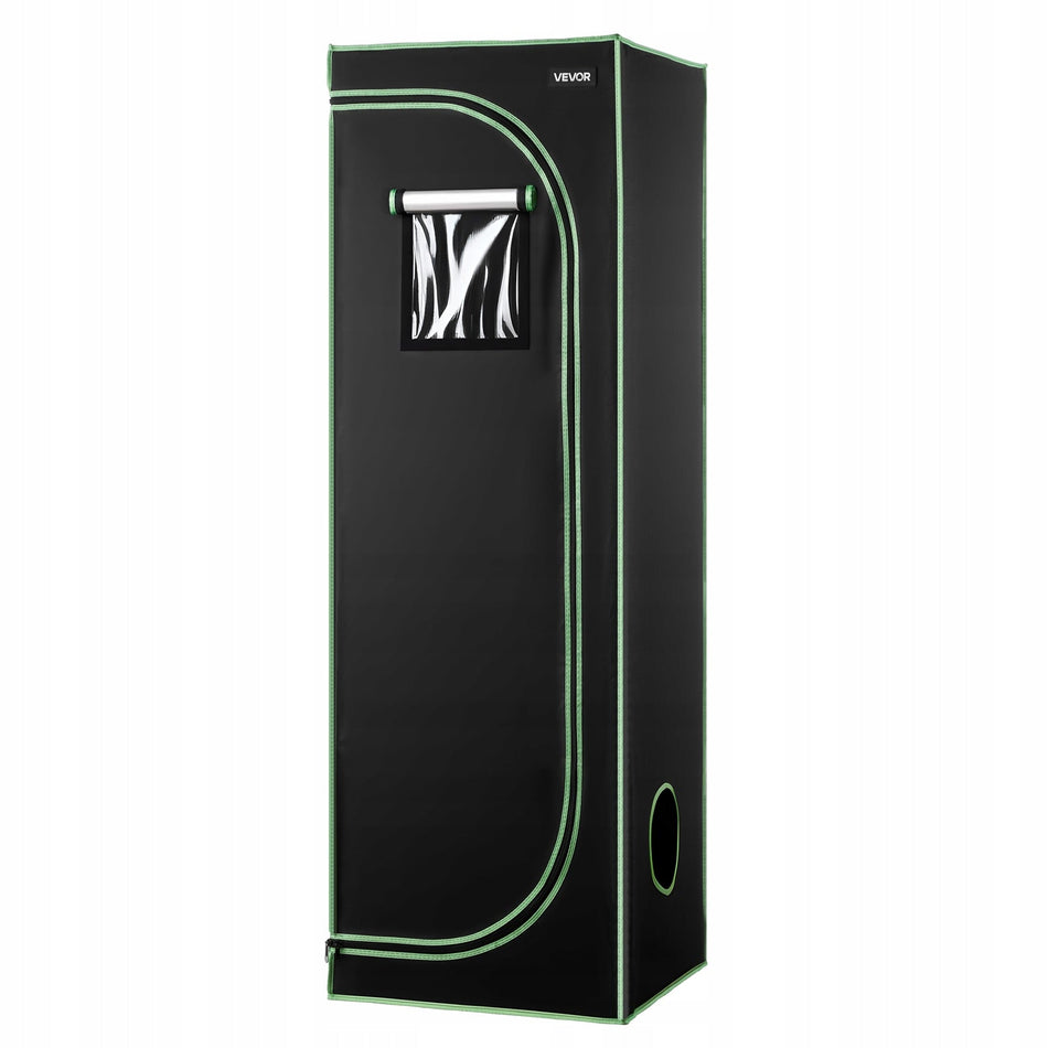 VEVOR 60X60X180 CM 600D MYLAR GROWBOX PROFESSIONAL GROW TENT