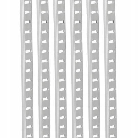 VEVOR 923MM SHELF PILLARS 8 PCS ADJUSTABLE STEEL SHELF BRACKETS