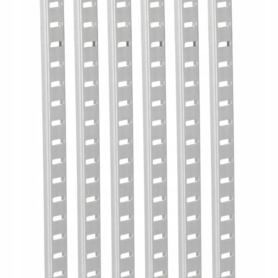 VEVOR 923MM SHELF PILLARS 8 PCS ADJUSTABLE STEEL SHELF BRACKETS