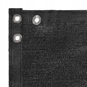 VEVOR 90 HDPE SUN SHADE SAIL 305X305 CM STRONG SOLID BLACK