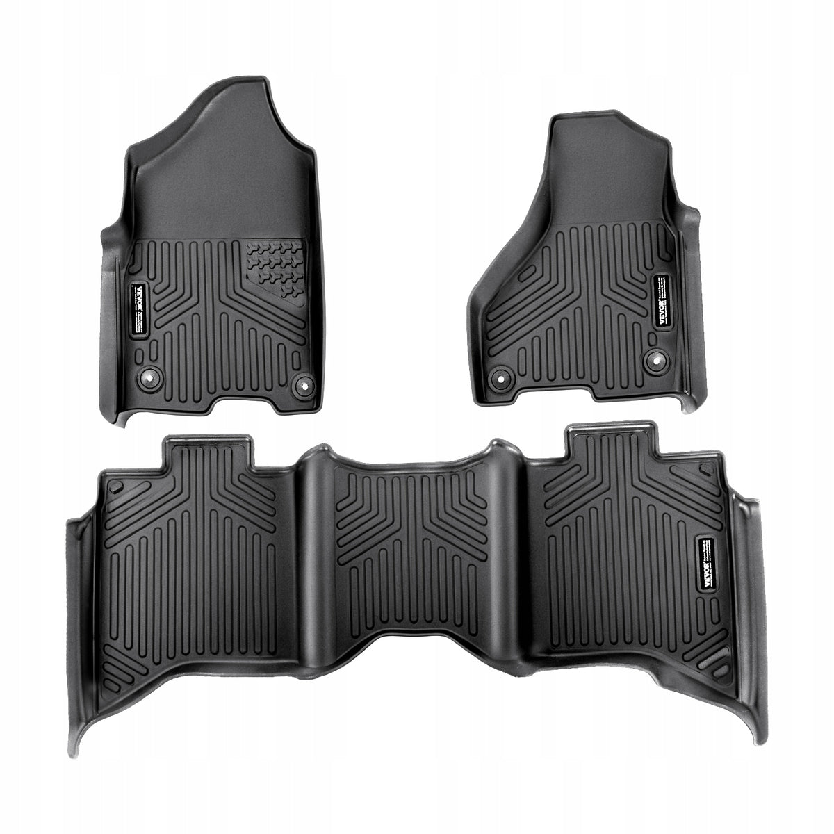 VEVOR CAR FLOOR MATS FOR DODGE RAM 1500 2500 3500 3-PIECE SET