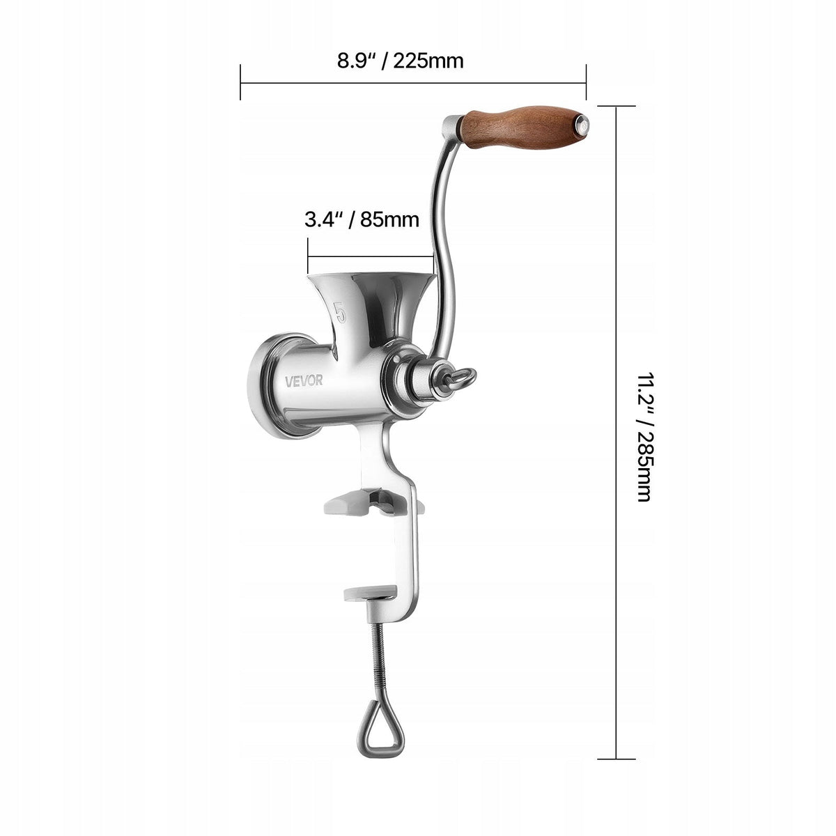 MANUAL MEAT GRINDER VEVOR STAINLESS STEEL WITH CRANK