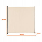 VEVOR PROFESSIONAL SINGLE PANEL ROOM DIVIDER BEIGE STURDY FRAME
