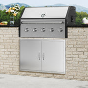 VEVOR BBQ ACCESS DOOR 990X660 MM DOUBLE PREMIUM STAINLESS STEEL