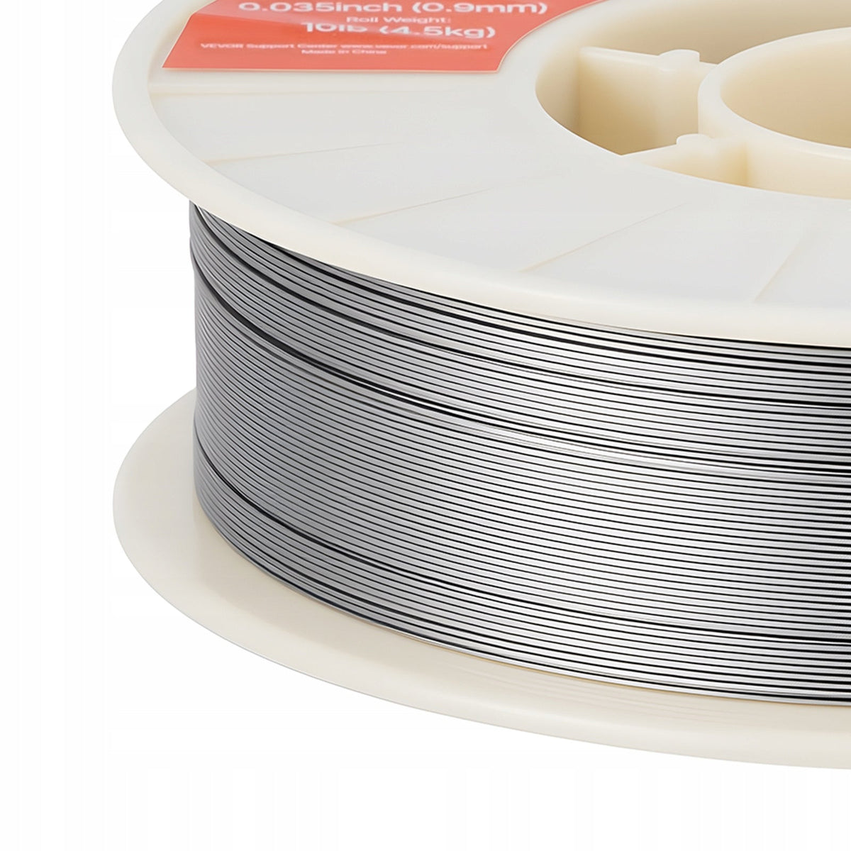 VEVOR 0.9MM E71T-11 FLUX CORE WIRE FOR GASLESS MIG WELDING 4.5KG STRONG