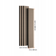 VEVOR PROFESSIONAL ACOUSTIC PANELS 2400X200X21 MM MDF FOR WALL STRONG